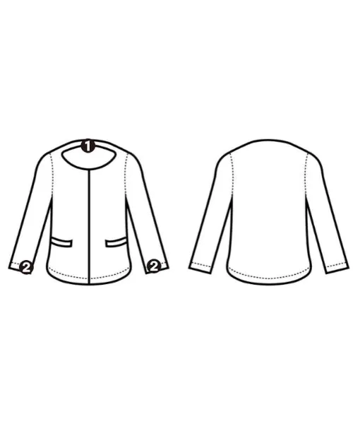 Simplicite Collarless jackets