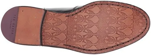 TED BAKER MEN'S ROMMEO LHS AM DK PENNY LOAFER, DARK RED, 10 M US