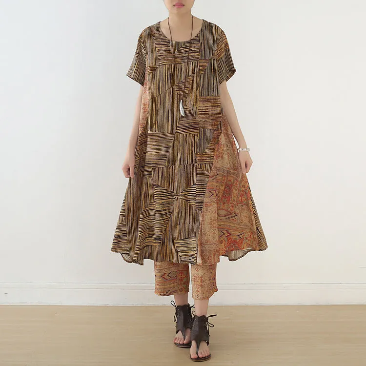 Women Summer Suits Loose Women Wide Legs ATM962326