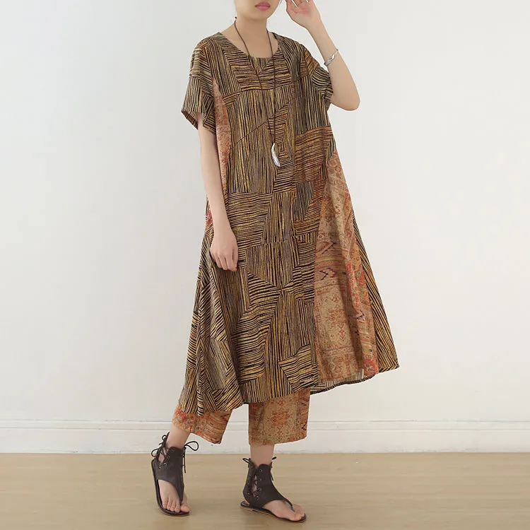 Women Summer Suits Loose Women Wide Legs ATM962326